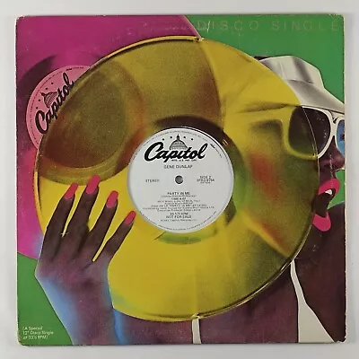 Gene Dunlap  Party In Me  Modern Soul Disco Funk Boogie 12  Capitol Promo HEAR • $7.99