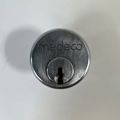 Medeco Brand 5 Pin Mortise Cylinder Adam’s Rite Cam No Key Used • $35