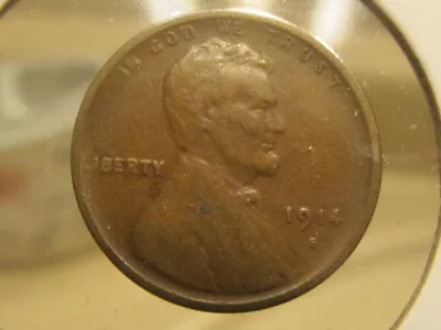 Sharp XF+ 1914-S Lincoln Cent ... Low Mintage  S  Mint  ( Item #3J20A ) • $44
