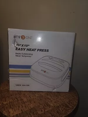 HTVRONT Heat Press Machine For T-Shirts & HTV Vinyl Projects LT BLUE 10 X10'' • $50