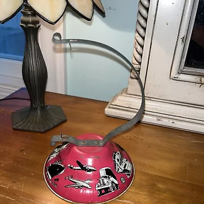 VINTAGE OHIO ART CO METAL WORLD GLOBE TRANSPORTATION 1960's Stand ONLY. RARE! • $20