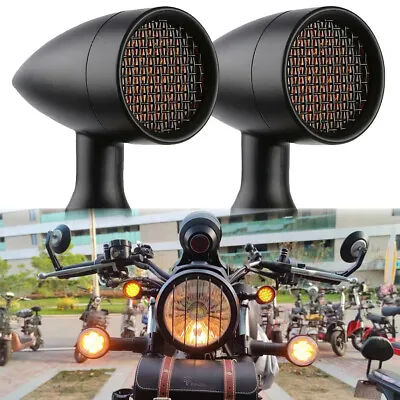 $19.11 • Buy Motorcycle LED Bullet Turn Signal Tail Light For Yamaha V Star 250 650 950 1100