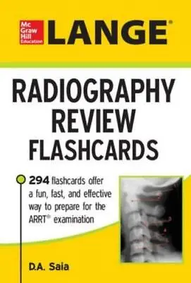£27.39 • Buy LANGE Radiography Review Flashcards By D.A. Saia