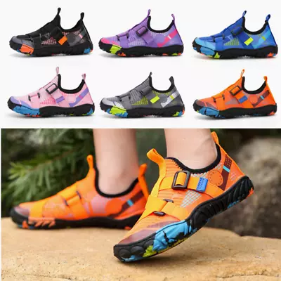 Mens Womens Water Shoes Quick Dry Barefoot Beach Swim Diving Surf Aqua Sports US • $23.71