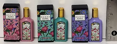 GUCCI FLORA GORGEOUS Gardenia Jasmine Magnolia EDP 0.16 Oz (PICK YOUR SCENT) • $26.99