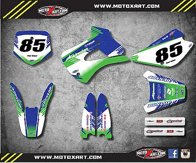 1998 - 2013 Kawasaki KX 85 Custom Graphics Kit SUBSTANCE STYLE Decals Stickers • $249.90