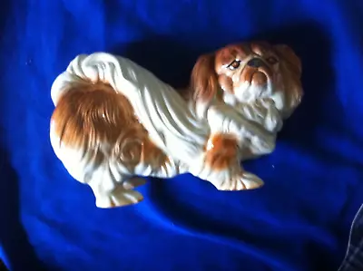 Vintage 1960s Melba Ware Pekinese China Dog Figurine 5 1/2” High 9” Long • £9.99