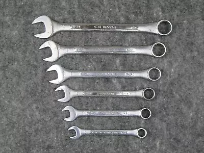 S-K Wayne Inch Combination Wrench Set 6 Pieces • $10