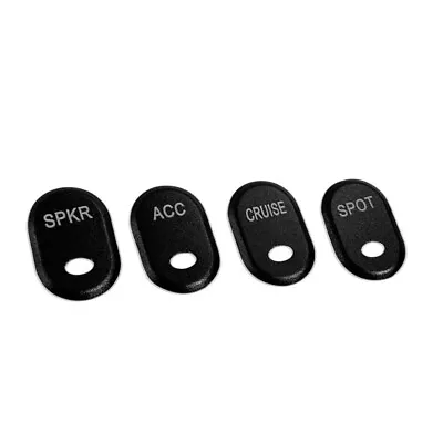 $10.65 • Buy Motorcycle Brushed Rocker Panel Switch Cover Buttons Cap For Harley Road Glide