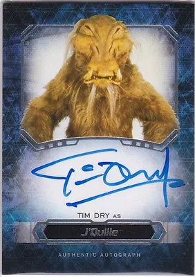 Star Wars 2016 Topps Masterwork Tim Dry As J'quille Autograph • £24.12