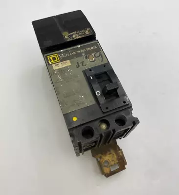 Square D FA26060AC I-Line Circuit Breaker 60A 2P 600V 1PH FA 60 Amp 2 Pole AC • $90