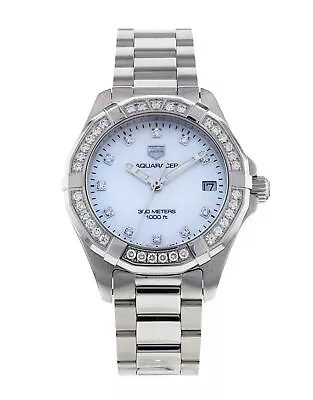 Tag Heuer Aquaracer WBD1315.BA0740 Steel Diamond Dial 32mm Watch • £2760