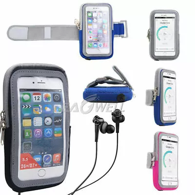 For IPhone Samsung Universal Sport Armband Running Case Workout Pouch Arm Cover • $13.30