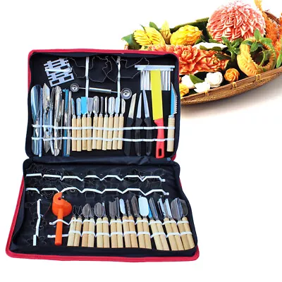 80PCS Carving Tools Kitchen Food Vegetable Fruit Sculpting Peeling Culinary Set • $24.70