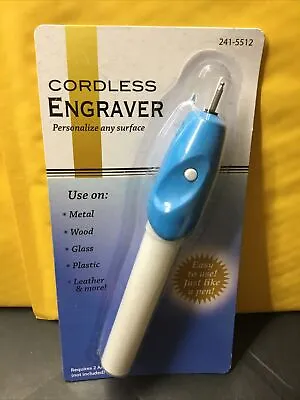 Cordless Electric Engraving Pen Tool Engraver (Metal Glass Wood) Brand NEW • $9.39