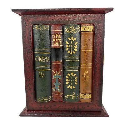 Jewelry Storage Book Shaped Jewelry Box 9.5  Wall Hanging Vintage Style • $34.99