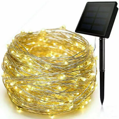 300 LED Solar Power String Fairy Lights Garden Outdoor Party Christmas Lamp US • $8.99