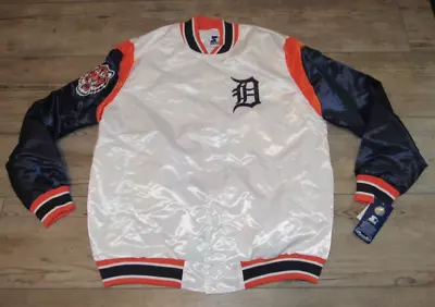 Starter Detroit Tigers Force Play Knit Trim Varsity Jacket Size Men's 4XL • $89.24