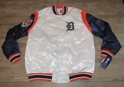 Starter Detroit Tigers Force Play Knit Trim Varsity Jacket Size Men's XL • $84.99