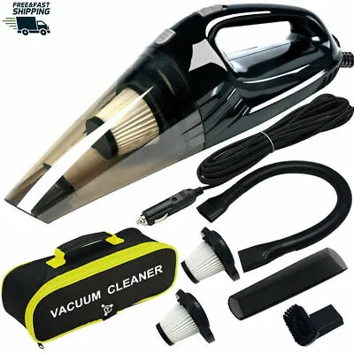 Powerful Car Vacuum Cleaner Portable Wet&Dry Handheld Strong Suction Car Vacuum • $24.99