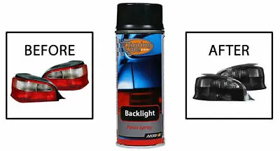 Black Tail Light Tinting Lens Plastic Glass Spray Car Styling Tint 400ml • £11.25