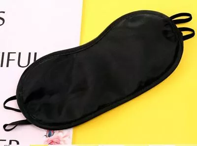 $1.95 • Buy SOFT EYE SLEEPING  MASK TRAVEL Mask SLEEP COVER NAP REST BLINDFOLD - Black Mask