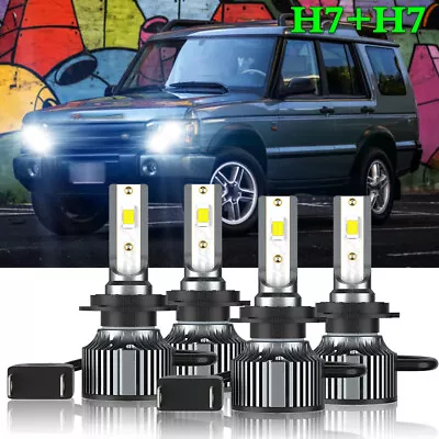 For Land Rover Discovery 2003-2004 Led Headlight High-Low Beam Bulbs 6000K • $39.99