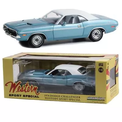 GreenLight 13644 1970 Dodge Challenger Western Sport Special Diecast Car 1:18 • $0.99