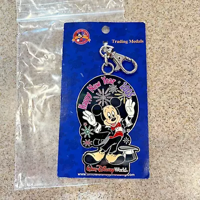 Disney Happy New Year 2005 Mickey Mouse Medal Lanyard Pin LE 3000 - 2005 • $15