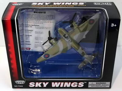 Motormax Skywings 1/100 Scale 77030 - Mosquito With Display Stand • £20.99