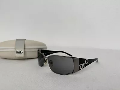 Dolce And Gabbana D&G 6010 Black Vintage 90’s / Y2K Sunglasses With Case • $75