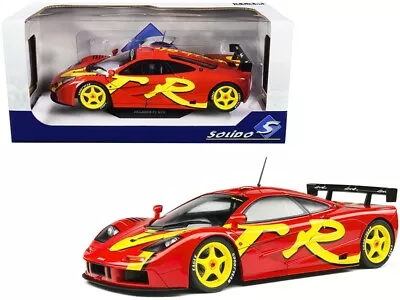 1/18 Solido McLaren F1 GTR Short Tail Diecast Model Car Red S1804102 • $46.55