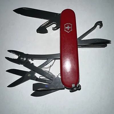 Victorinox Deluxe Tinker Red 91mm Swiss Army Knife #3766 • $49.99