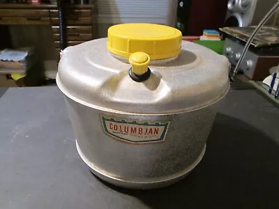 Vintage 1950's Columbian Aluminum Insulated Water Jug • $25