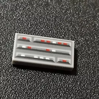 LEGO 1x2 Tile Computer Digital Terminal Board Light Bluish Gray Part 3069 • $1.25