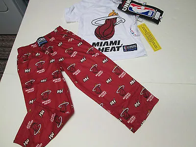 Miami Heat 2 Piece Pajama Set Child Size Small (4-6) Nwt • $26.99