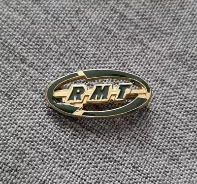 Vintage RMT Railway Trade Union Enamel Metal Pin Badge • £2.50