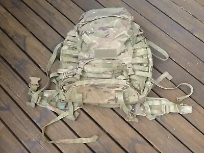£80 • Buy British Army Issue 90l Mk3 Virtus Bergen Mtp Rucksack Cadet Backpack And Belt