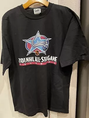 VTG 2001 NHL All Star Game Colorado Avalanche Shirt Lee Sport XL • $35