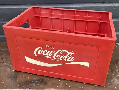 Vintage 1976 Plastic Coca-Cola National Bottle Crate 'Deposit Charged ((464) • £49.99