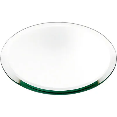 Plymor Round 5mm Beveled Glass Mirror 8 Inch X 8 Inch • $13.90