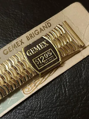 12k Gold Filled Gemex USA 1950s Expansion Watch Band Old Stock U Pick 15.5-19mm • $162.37