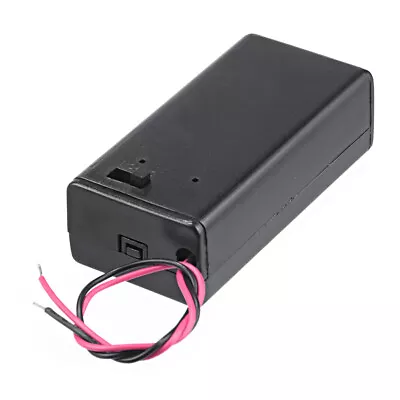 9V Battery Holder With Connection Wire Cable And On Off Switch PP3 Case Box 427 • £2.75