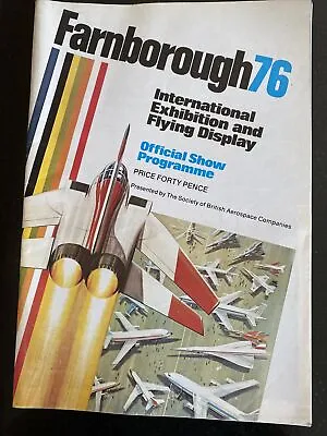 £6 • Buy Official Programme Farnborough International Airshow 1976 A4