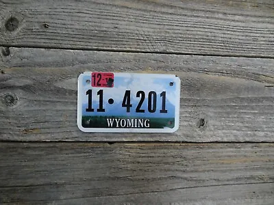 $2.49 • Buy Wyoming Motorcycle License Plate MINT Motorcycle BLOW OUT SALE $2.49!!!!!