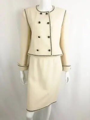 Vintage 2007 Chanel Skirt Suit Size 42 Fr (M / 10 Us) • $1609