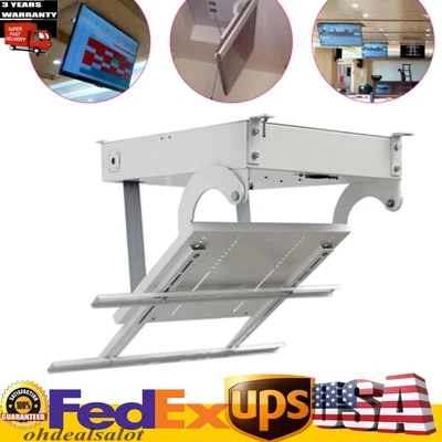 $350.55 • Buy 90° Rotation Flip Down TV Ceiling Rack Hanger Lift Mount For 32-70  Remote NEW