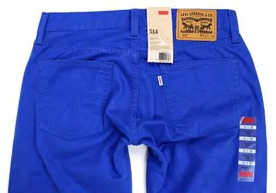 Levi's Strauss 514 Men's Original Slim Fit Straight Leg Jeans Blue 514-0446 • $49.34