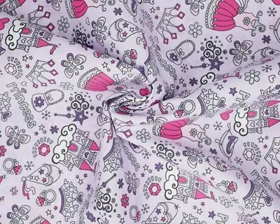 Poly/Cotton Printed Kids Floral Quality Material Dress Making Fabric Per Metre   • £3.50