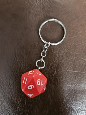 Dice Keyring 20 Side • £1.99